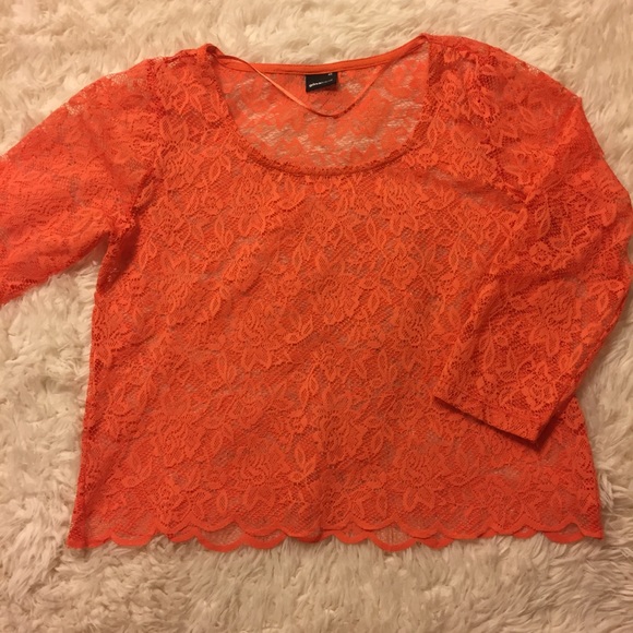 Ginatricot Lace Crop Top - Picture 4 of 5